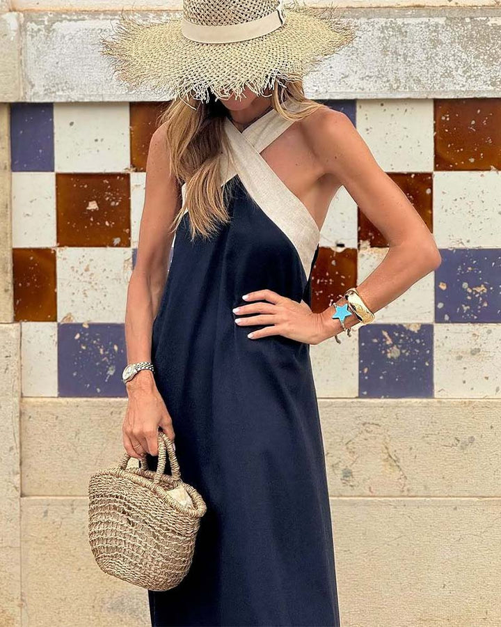 Morven | Crossover Maxi Dress
