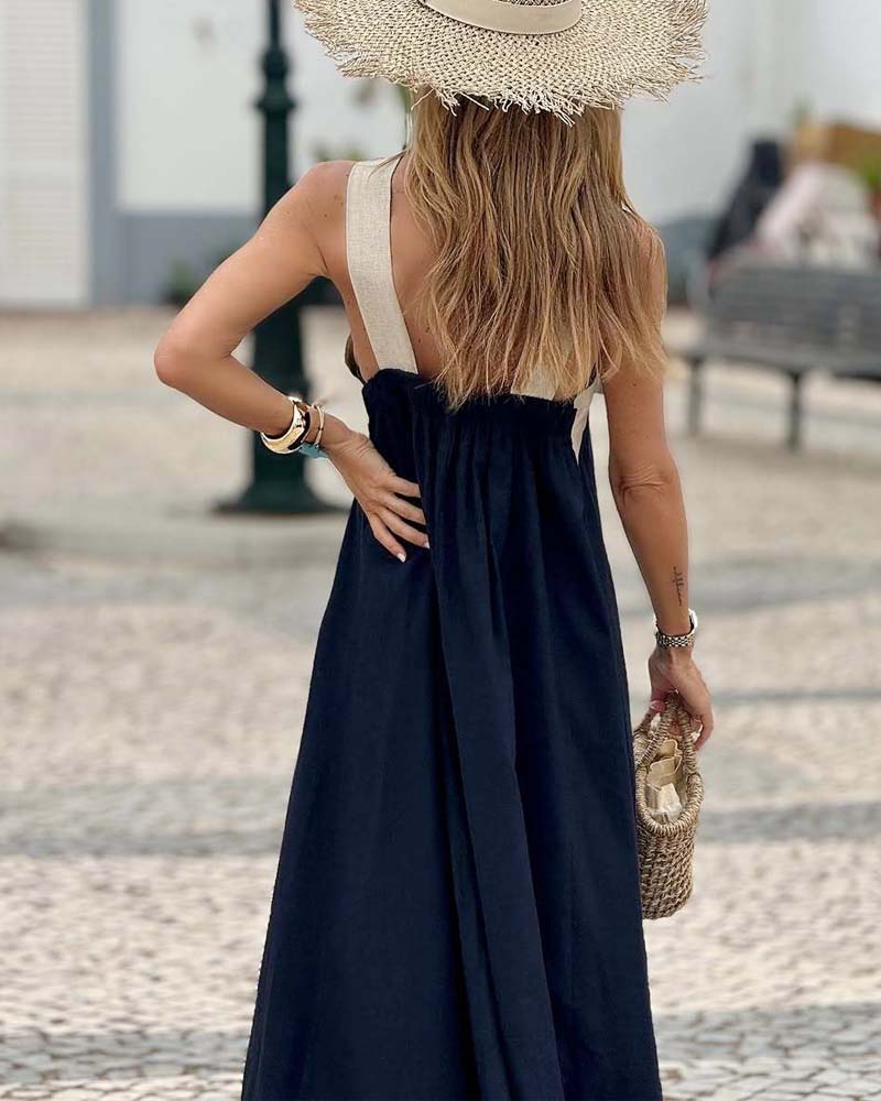 Morven | Crossover Maxi Dress