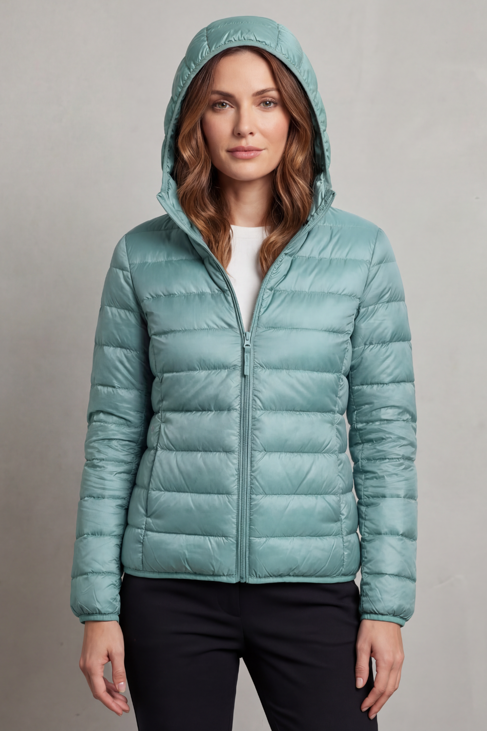 Aela Ultralight Packable Hooded Puffer Jacket