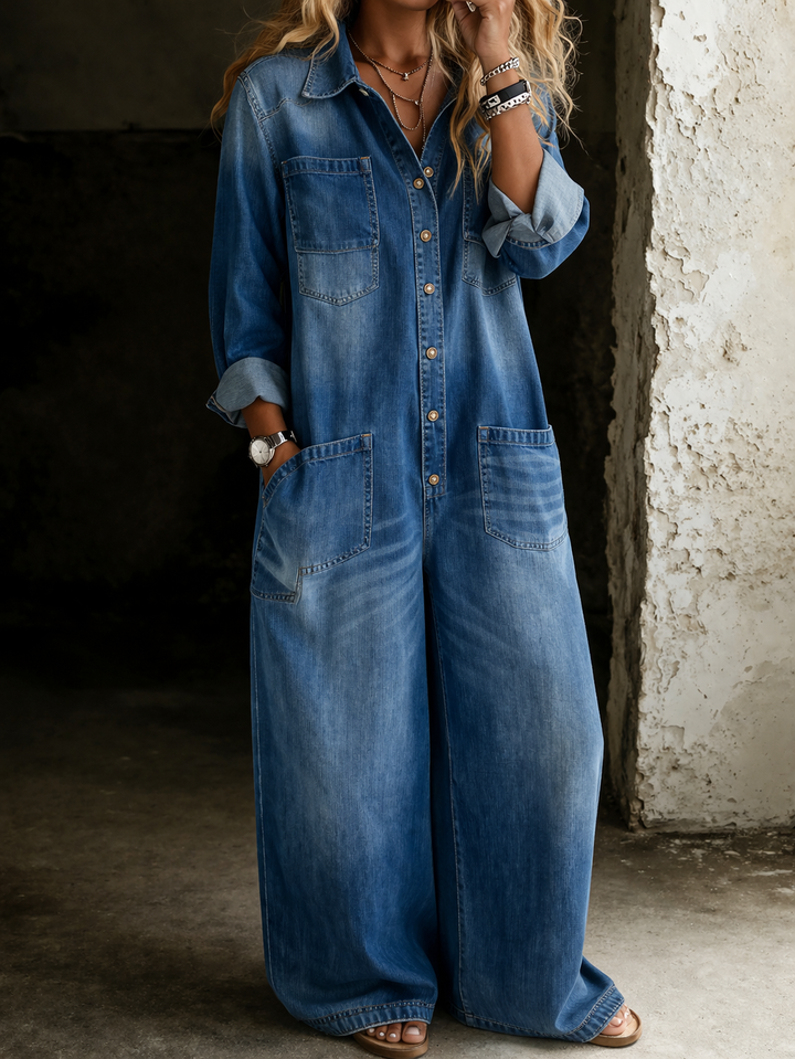 Lena | Relaxed Fit Dungarees