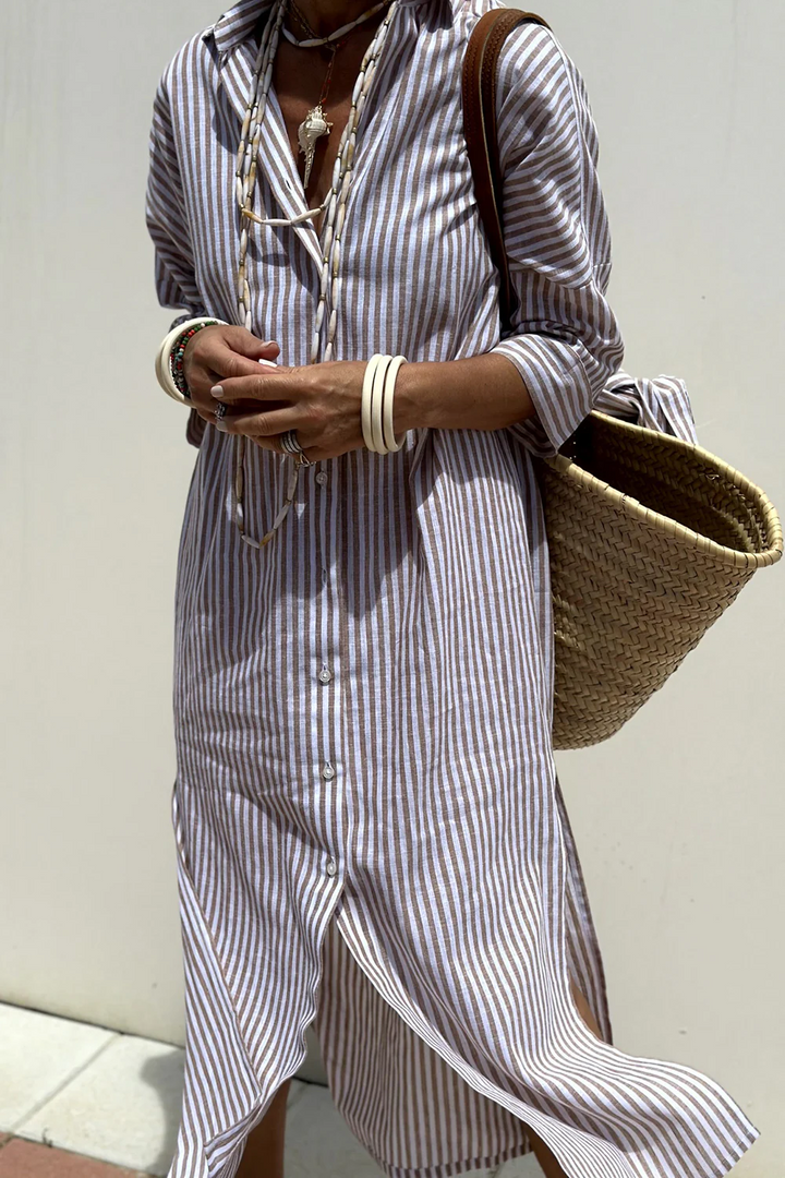 Luméra - Crease-Free Autumn Party Dress