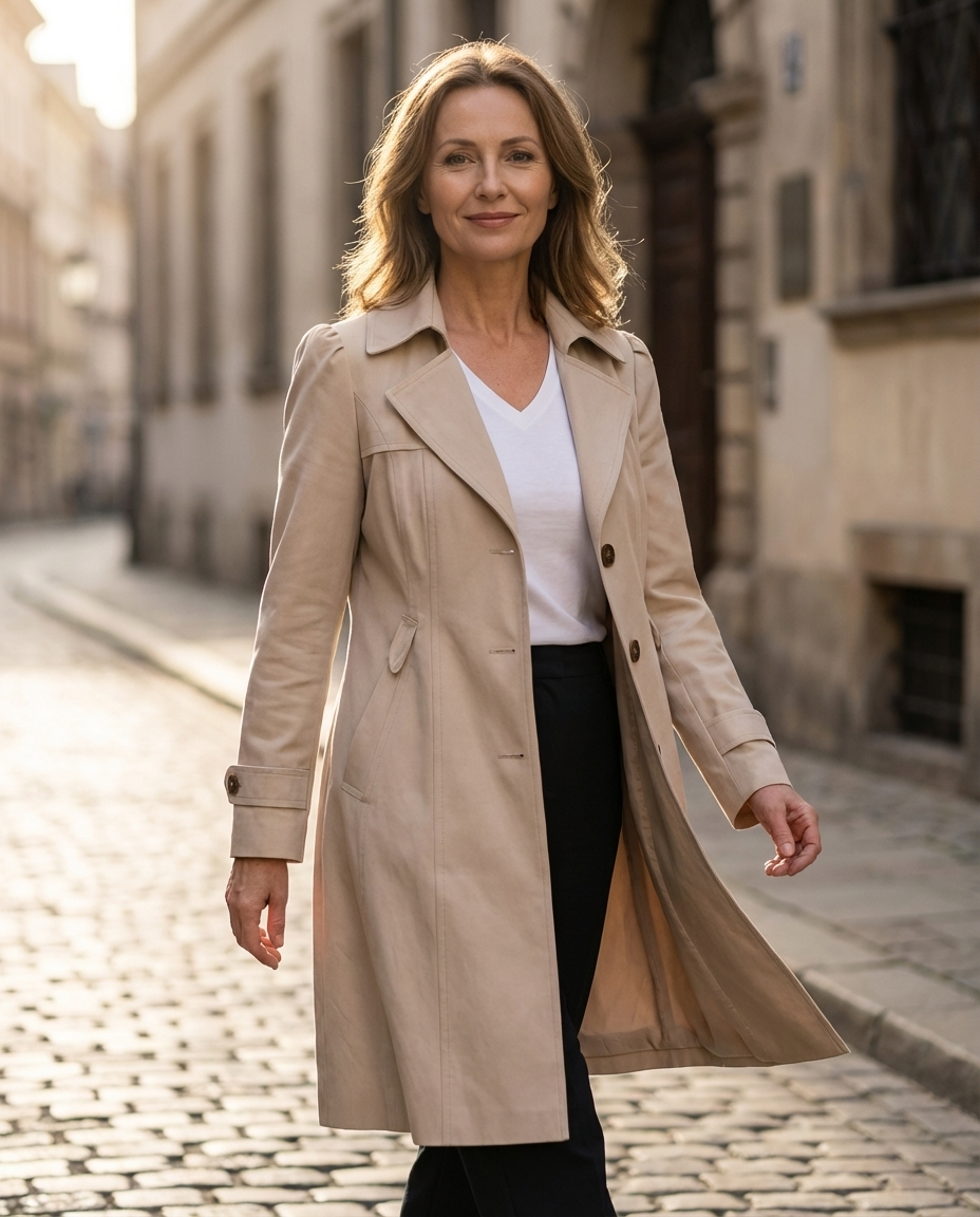Olivia - Elegant Vintage Autumn Coat