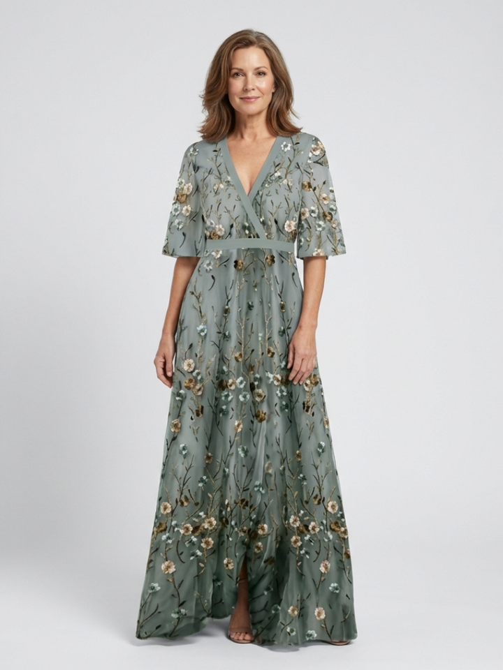 Evade | Floral Maxi Dress