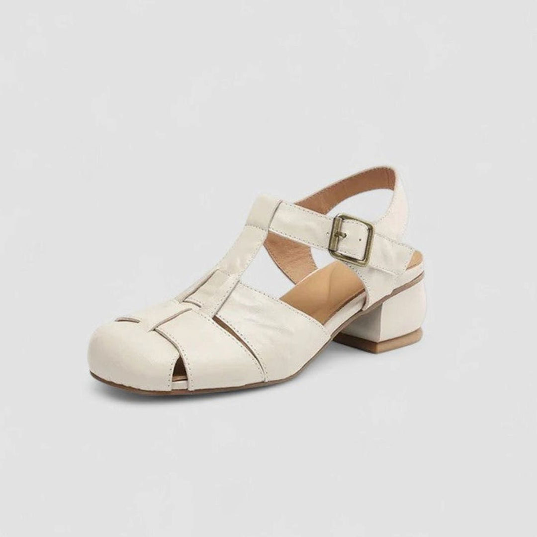 Women's Orthopaedic Block-Heel T-Bar Sandals